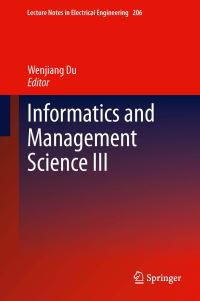 Book Cover for Informatics and Management Science III by Wenjiang Du