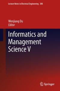 Book Cover for Informatics and Management Science V by Wenjiang Du
