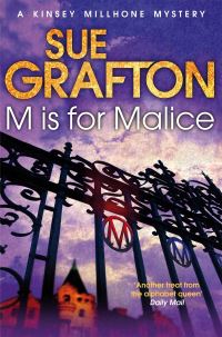Book Cover for M Is for Malice by Sue Grafton