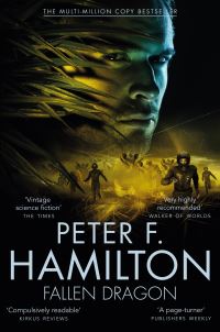 Book Cover for Fallen Dragon by Peter F Hamilton