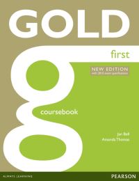 Book Cover for Gold. First Coursebook by Jan Bell, Amanda Thomas