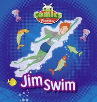 Book Cover for Bug Club Comics for Phonics Set 10 Red C Jim Swim by Mrs Janice Pimm