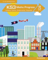 Book Cover for KS3 Maths Progress. [Theta] One by Nick Asker, Lynn Byrd, Andrew Edmondson, Bobbie Johns, Catherine Murphy, Katherine Pate