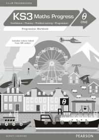 Book Cover for KS3 Maths Progress Progression Workbook Theta 1 by 