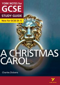 Book Cover for A Christmas Carol York Notes GCSE English Literature Study Guide - For 2025, 2026 Exams by Lucy English, Charles Dickens