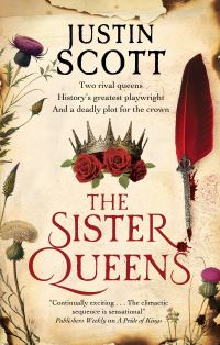 Book Cover for The Sister Queens by Justin Scott