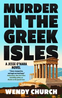 Book Cover for Murder in the Greek Isles by Wendy Church
