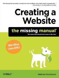 Book Cover for Creating a Website by Matthew MacDonald