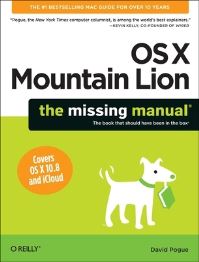 Book Cover for OSX Mountain Lion by David Pogue