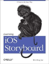 Book Cover for Learning iOS Storyboard by WeiMeng Lee