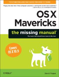 Book Cover for OS X Mavericks by David Pogue