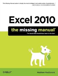 Book Cover for Excel 2010 by Matthew MacDonald