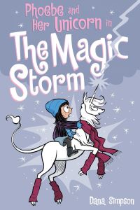 Book Cover for Phoebe and Her Unicorn in the Magic Storm by Dana Simpson, Dana Simpson