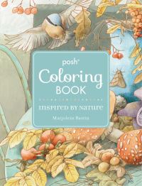 Book Cover for Posh Adult Coloring Book by Marjolein Bastin