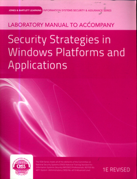 Book Cover for Laboratory Manual to Accompany Security Strategies in Windows Platforms and Applications by Michael Solomon