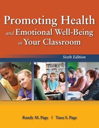 Book Cover for Promoting Health and Emotional Well-Being in Your Classroom by Randy M Page, Tana S Page