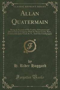 Book Cover for Allan Quatermain by Sigmund Freud