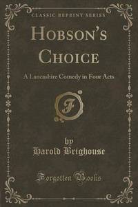 Book Cover for Hobson's Choice by Sigmund Freud
