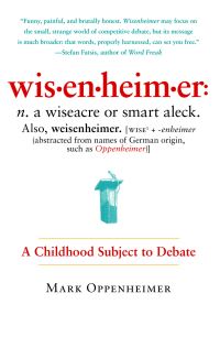 Book Cover for Wisenheimer by Mark Oppenheimer