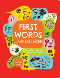 Book Cover for First Words and Lots More! by Moni Port