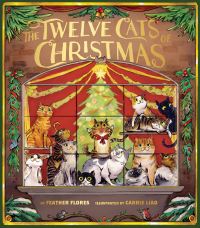 Book Cover for 12 Cats of Christmas by Feather Flores