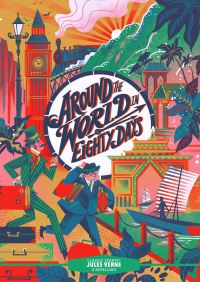 Book Cover for Around the World in Eighty Days by Deanna McFadden, Jules Verne