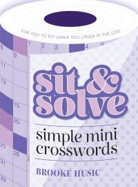 Book Cover for Sit & Solve Simple Mini Crosswords by Brooke Husic