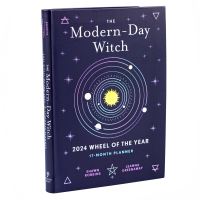 Book Cover for Modern-Day Witch 2024 Wheel of the Year 17-Month Planner by Shawn Robbins, Leanna Greenaway