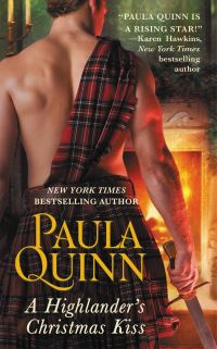 Book Cover for A Highlander's Christmas Kiss by Paula Quinn