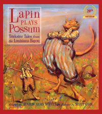 Book Cover for Lapin Plays Possum by Sharon Doucet, Scott Cook
