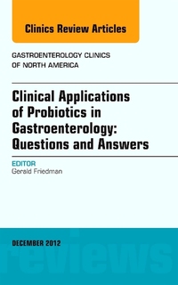 Book Cover for Clinical Applications of Probiotics in Gastroenterology by Gerald Friedman