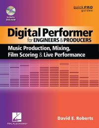 Book Cover for Digital Performer for Engineers and Producers by David E Roberts