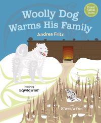 Book Cover for Woolly Dog Warms His Family by Andrea Fritz