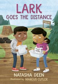 Book Cover for Lark Goes the Distance by Natasha Deen