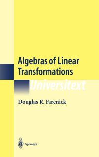 Book Cover for Algebras of Linear Transformations by Douglas R Farenick