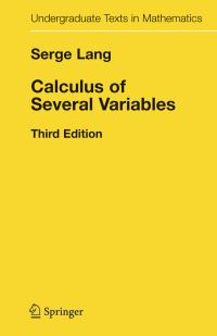 Book Cover for Calculus of Several Variables by Serge Lang