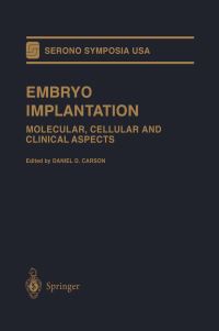 Book Cover for Embryo Implantation by Daniel D Carson