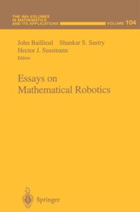 Book Cover for Essays on Mathematical Robotics by John Baillieul, Shankar S Sastry, Hector J Sussmann