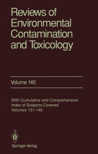 Book Cover for Reviews of Environmental Contamination and Toxicology by George W Ware
