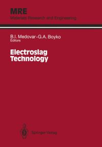 Book Cover for Electroslag Technology by BI Medovar, GA Boyko