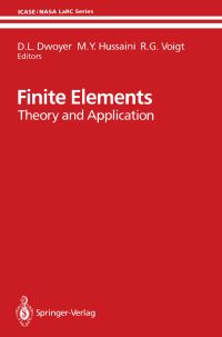Book Cover for Finite Elements by DL Dwoyer, MY Hussaini, RG Voigt