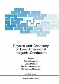 Book Cover for Physics and Chemistry of Low-Dimensional Inorganic Conductors by C Schlenker, Jean Dumas, Milton Greenblatt, Sander van Smaalen