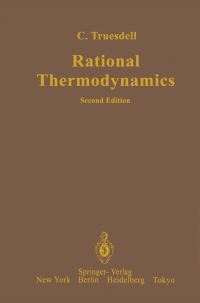 Book Cover for Rational Thermodynamics by C Truesdell