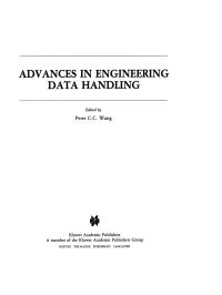 Book Cover for Advances in Engineering Data Handling by PCC Wang