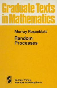 Book Cover for Random Processes by M Rosenblatt