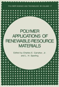 Book Cover for Polymer Applications of Renewable-Resource Materials by Charles E Carraher, L H Sperling