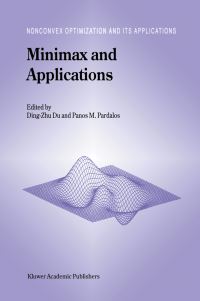Book Cover for Minimax and Applications by DingZhu Du, Panos M Pardalos
