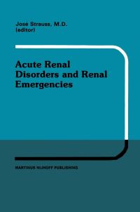 Book Cover for Acute Renal Disorders and Renal Emergencies by J Strauss, Louise Strauss