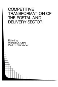 Book Cover for Competitive Transformation of the Postal and Delivery Sector by Michael A Crew, Paul R Kleindorfer