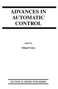 Book Cover for Advances in Automatic Control by Mihail Voicu